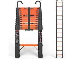 Telescopic Ladder 3.8m Aluminium Telescoping - Telescopic Ladder
