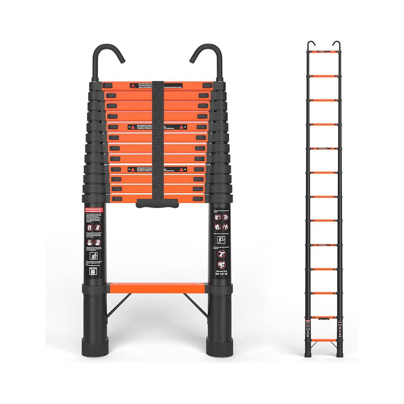 125FT telescoping ladder with hooks