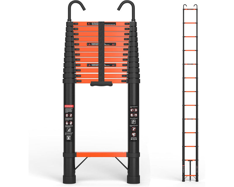 5.0M Telescoping Ladder with Hooks