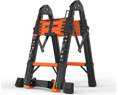Telescopic Ladder 3.8m Aluminium Telescoping - Telescopic Ladder