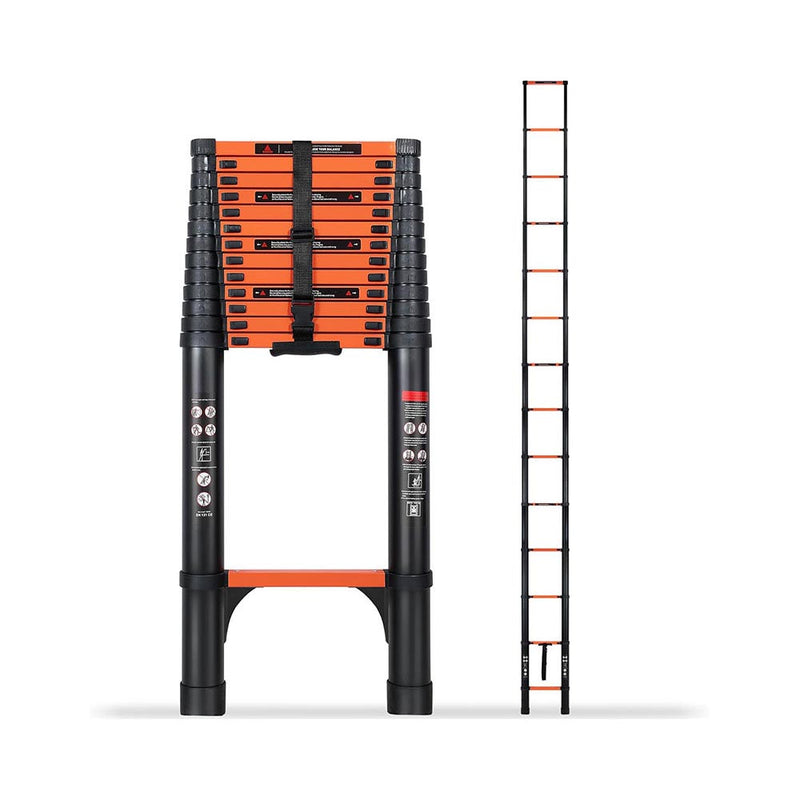 203FT aluminum telescoping ladder