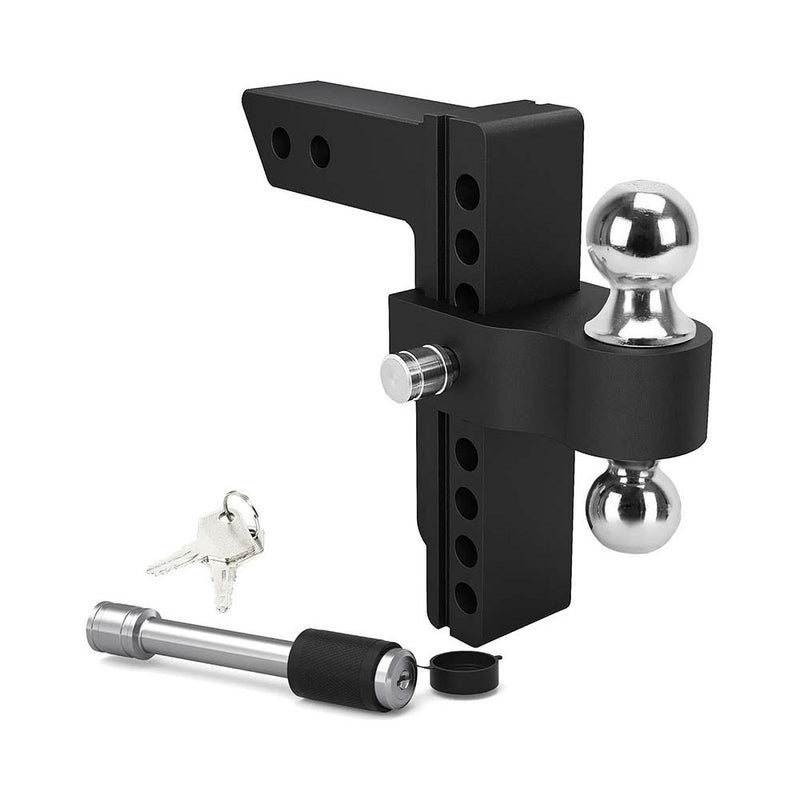 adjustable trailer hitch mount