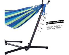 Hammock Chair Blue with Stand