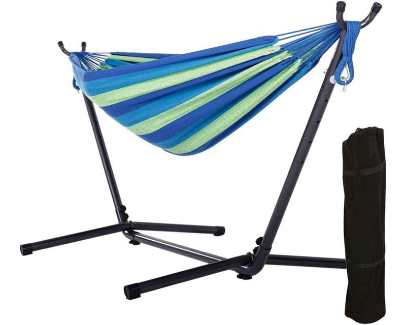 Hammock Chair Blue with Stand