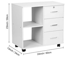 Office file Cabinet with Wheels File Organiser