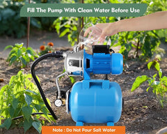 1.6HP Pressure Tank Booster Pump