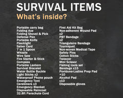 Emergency Survival Kit Set