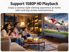 Portable HD 1080P Projector with WiFi