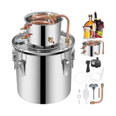Alcohol Distiller Still Water Wine Spirits Brew Home 38L