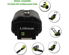 Ryobi 40V Battery 4Ah Battery Replacement Compatible
