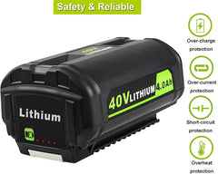 Ryobi 40V Battery 4Ah Battery Replacement Compatible