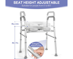 Toilet Safety Seat with Handle