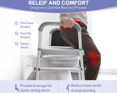 Toilet Safety Seat with Handle