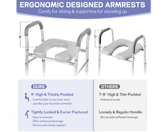 Toilet Safety Seat with Handle