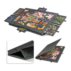 Puzzle Table Craft Board Game Table Jigsaw Game Table - Portable Jigsaw Puzzle Table