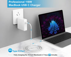 118W USB C Replacement MacBook Charger