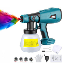 Cordless paint spray gun