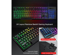 Gaming Keyboard Mouse Set