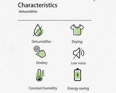 Portable Dehumidifier 2000ML