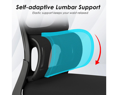 Office Chair Back Office Chair - Black