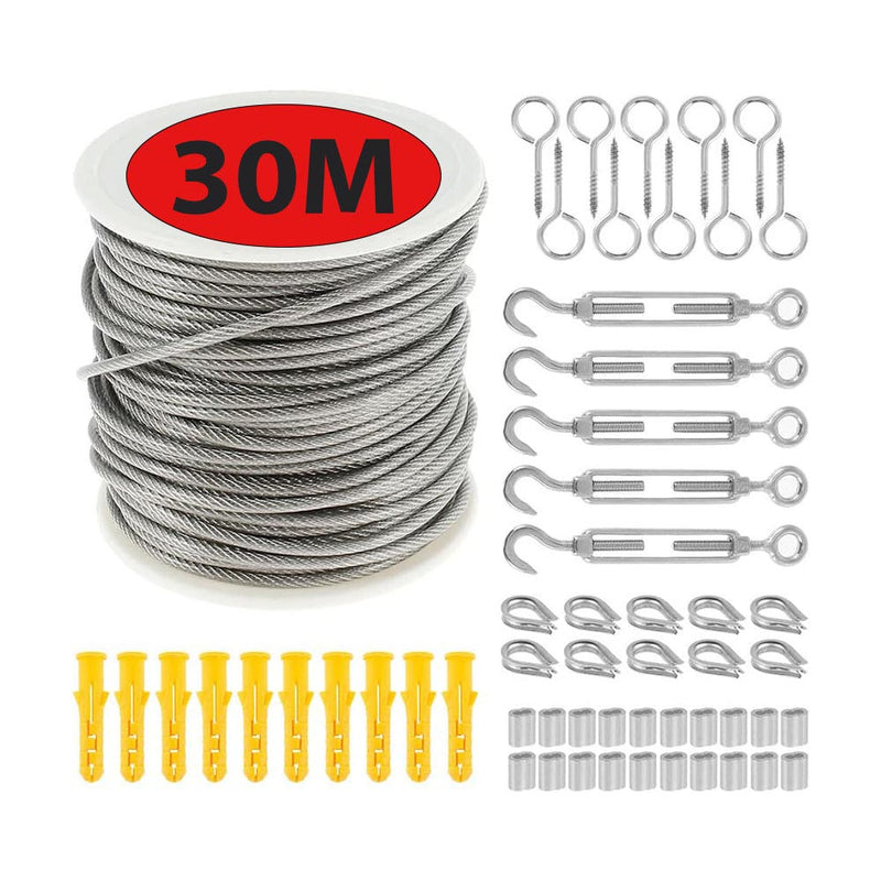 30 meter stainless steel wire rope