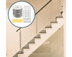 Steel Wire Rope Cable Kit 30M
