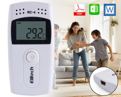 USB Temperature and Humidity Data Logger