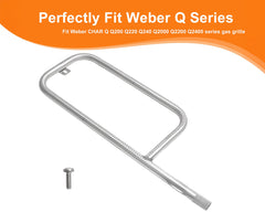 Grill Burner Tube Kit for Weber Q2200 Q2000 Stainless Steel Gas Grill Replacement Part