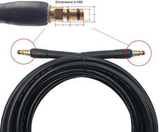 15M Water Blaster High Pressure Washer Extension Hose Pipe for Karcher
