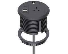 Compact desk power board