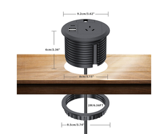 Desk Power Grommet