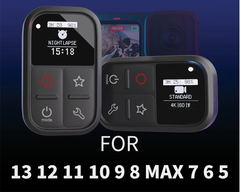 Wireless Remote Control GoPro Hero 12/11/10/9/8/Max Camera