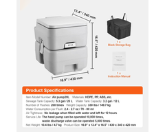 Portable Outdoor Camping Toilet 20l