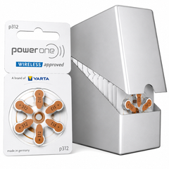Power one P312 size 312 Hearing Aid Batteries 60 Pack