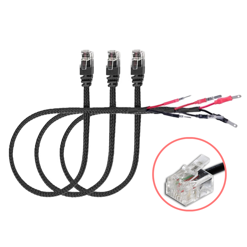 Mirror hardwire power cord