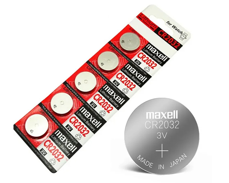 5PCs CR2032 Maxell