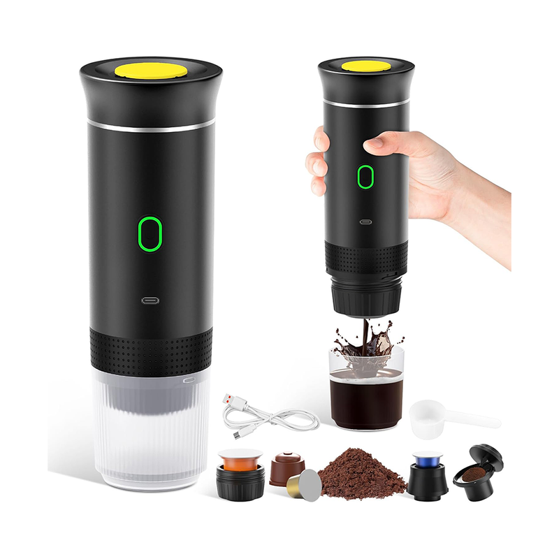 Portable espresso coffee maker