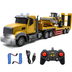 RC Truck with Trailer – Remote Control RC Truck Construction Toy