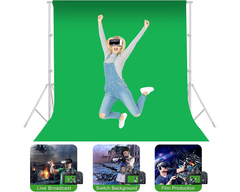 Photography Background Stand with 3 Backdrops Kit