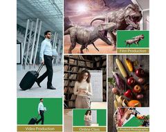 Photography Background Stand with 3 Backdrops Kit