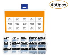 450pcs M2 M2.5 M3 Countersunk Screws Laptop and Electronic Screw