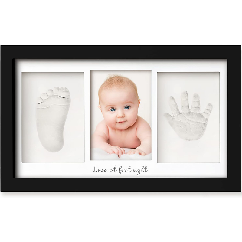 Baby footprint clay keepsake