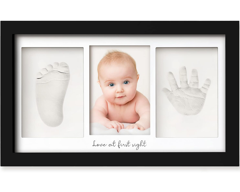 Baby Footprint & Handprint Keepsake Frame – NZ DIY Clay Kit