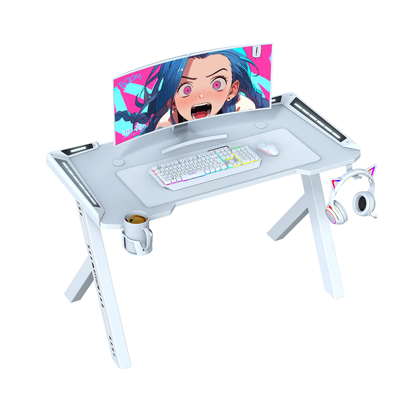 Gaming Desk with RGB LED Lights