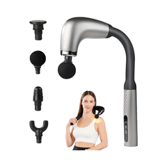 massage gun with extended handle