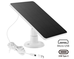Solar Panel for CCTV Security Camera Eufy Arlo Wyze Swann Reolink Ring Blink