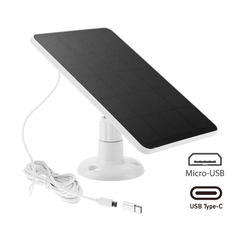 Solar Panel for CCTV Security Camera Eufy Arlo Wyze Swann Reolink Ring Blink