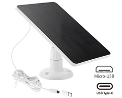 Solar Panel for CCTV Security Camera Eufy Arlo Wyze Swann Reolink Ring Blink