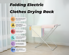 Heated Towel Rail Clothes Airer Stand