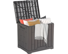 Gardeon Outdoor Storage Box Container Lockable Indoor Garden Toy Tool Shed Grey